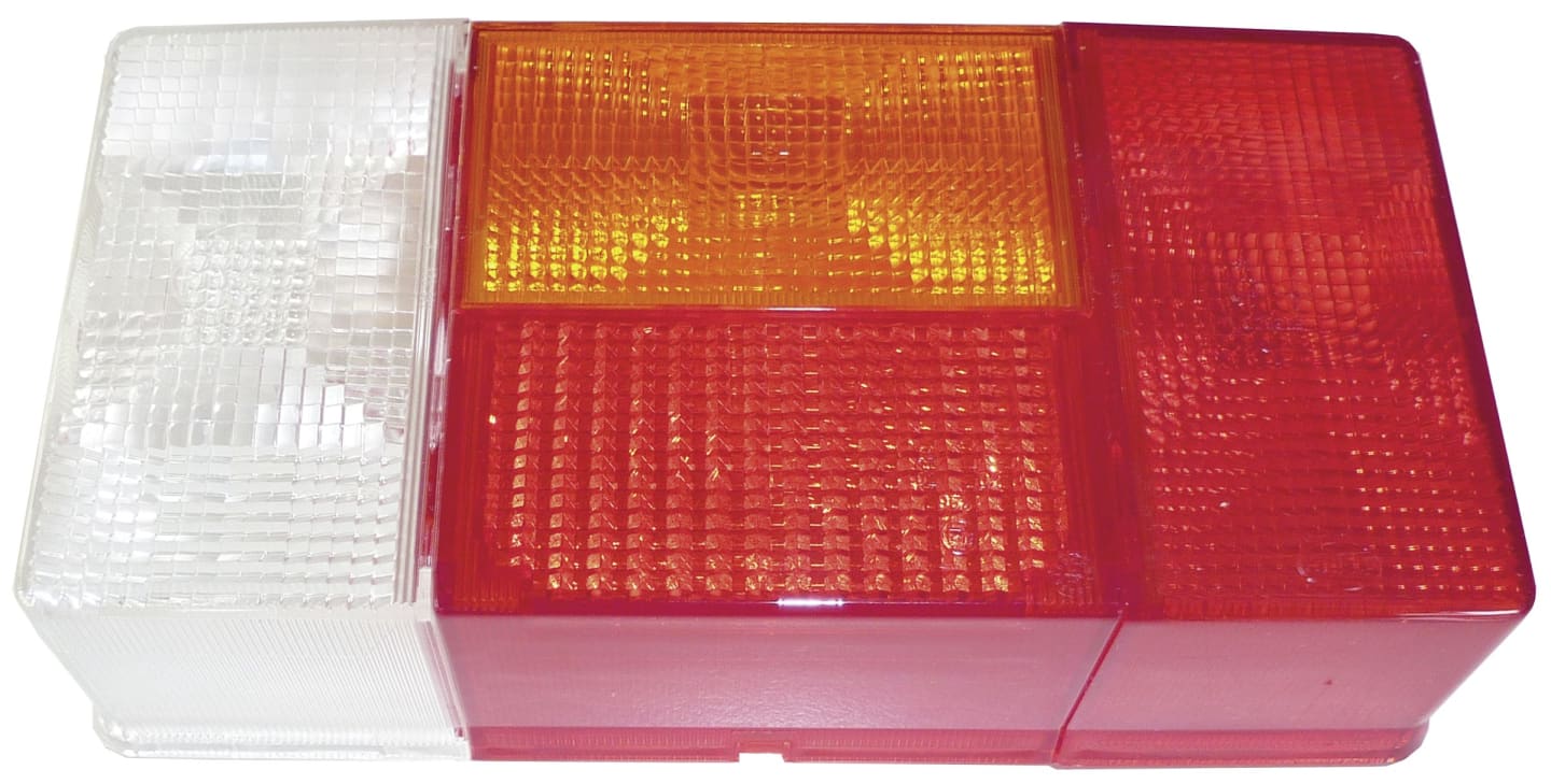 Hella® Lichtscheibe quadratisch, rechts, 210 x 108 mm, für Schlussleuchte, 9EL 136 825-011