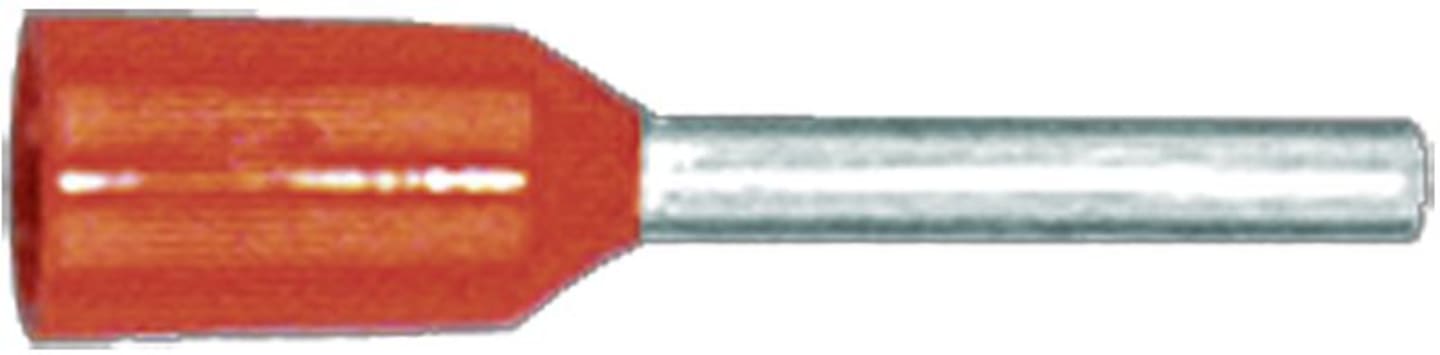 Herth + Buss Kabelendhülse 0,5 mm², orange, teilisoliert, 50 252 170