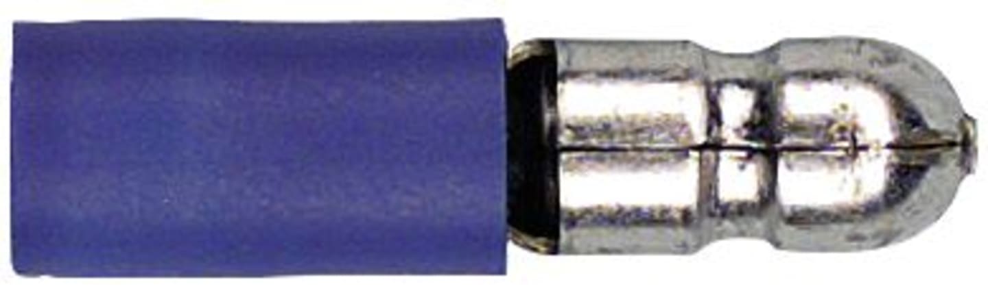 Herth + Buss Rundstecker blau, 1,5 – 2,5 mm², Ø 4 mm, verzinnt; teilisoliert, 50 252 529