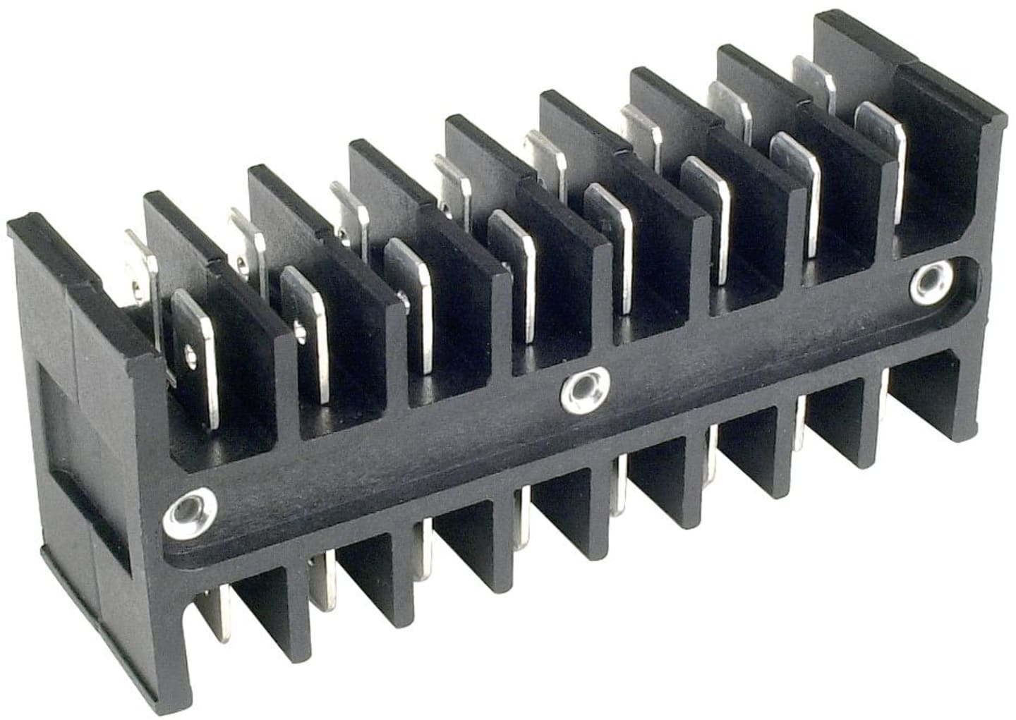 Herth + Buss Steckeinsätze 8-polig, 77 x 31 x 24 mm, 32 x Flachsteckanschluss 6,3 mm, verzinnt, (8 x 4), 50 290 038/33