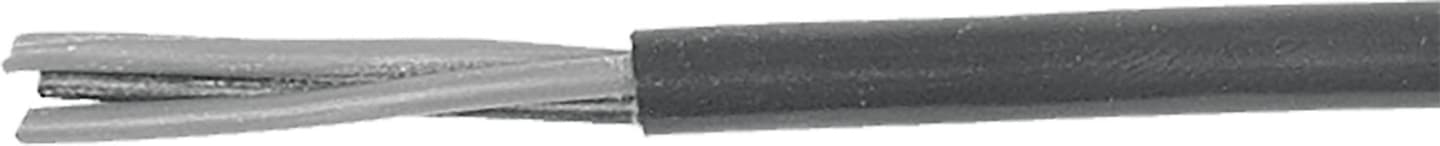 Herth + Buss Elektroleitung H03VV-F, 3 x 0,75 mm², schwarz, 50 m Ring, 51 275 736/00