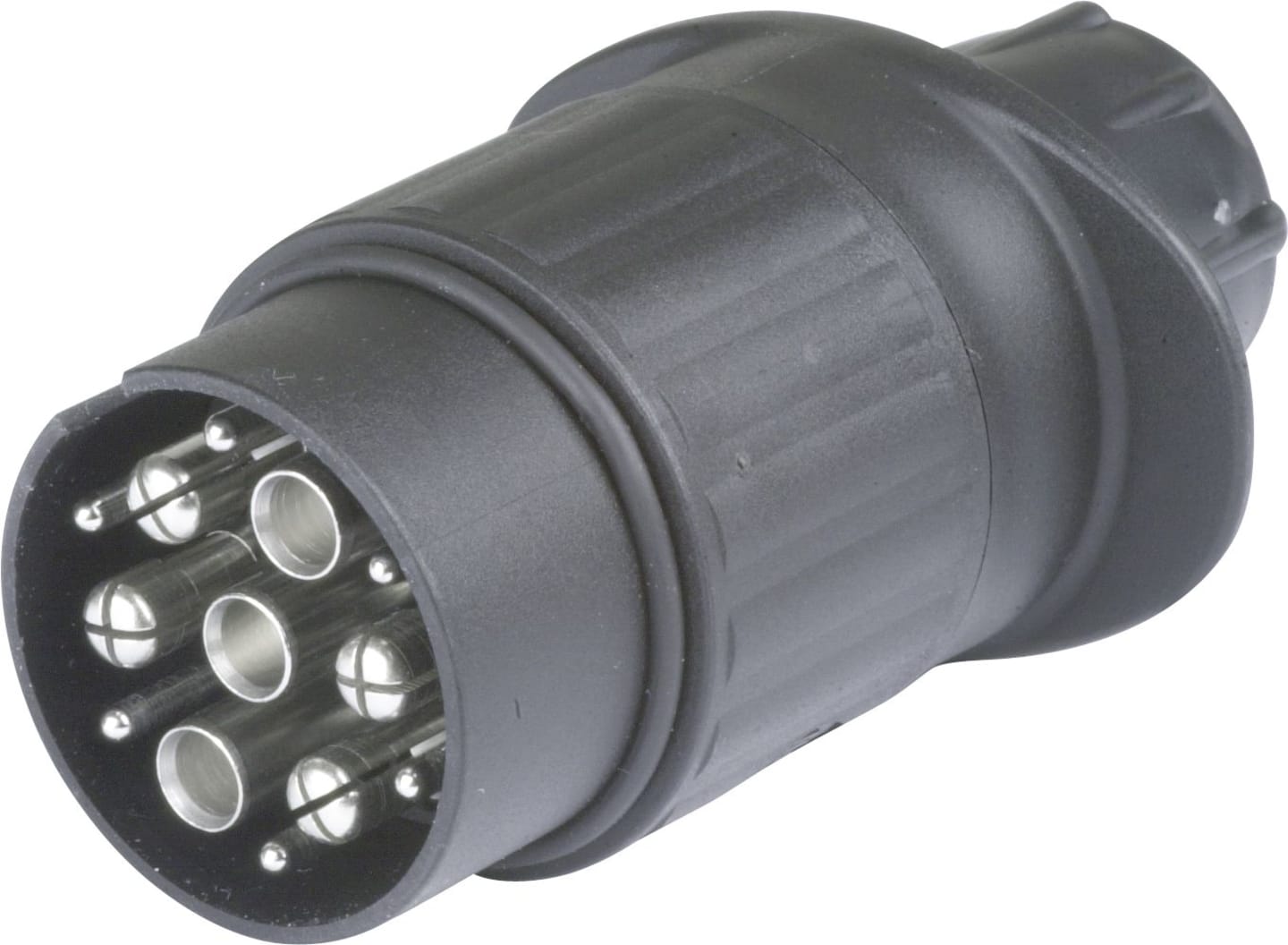 Herth + Buss Stecker "WeSt" 7-polig; 13-polig, 12 V, Schraubanschluss, mit Gummidichtung, Kunststoff, 51 305 509