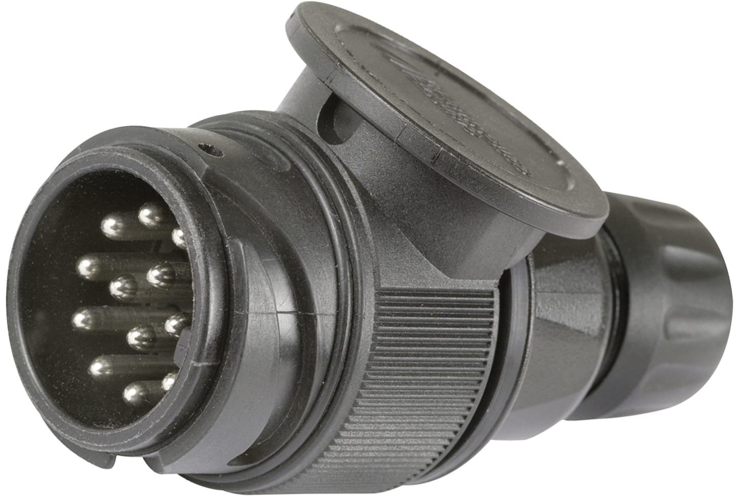 Herth + Buss Stecker 12 V, 13-polig, Schraubanschluss; Bajonett, Kunststoff, 51 305 630