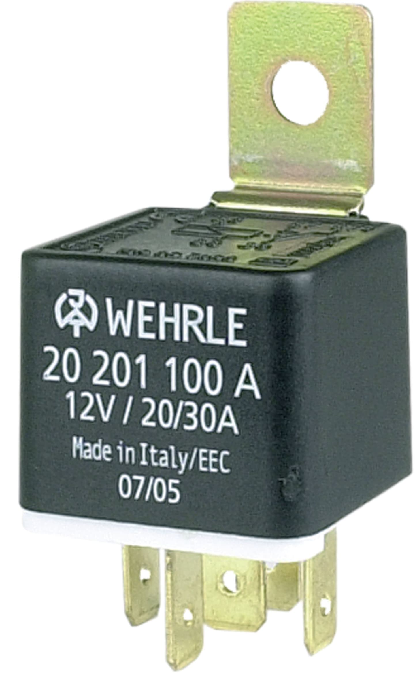 Herth + Buss Relais 12 V 20 A; 30 A, 5-polig, Wechsler, mit Haltelasche, 75 613 151