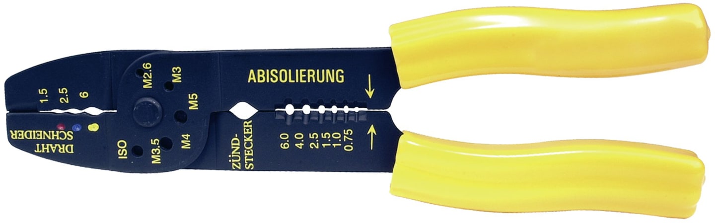 Herth + Buss Quetschzange für isolierte Kontake 1,5 – 6 mm², 90 942 040