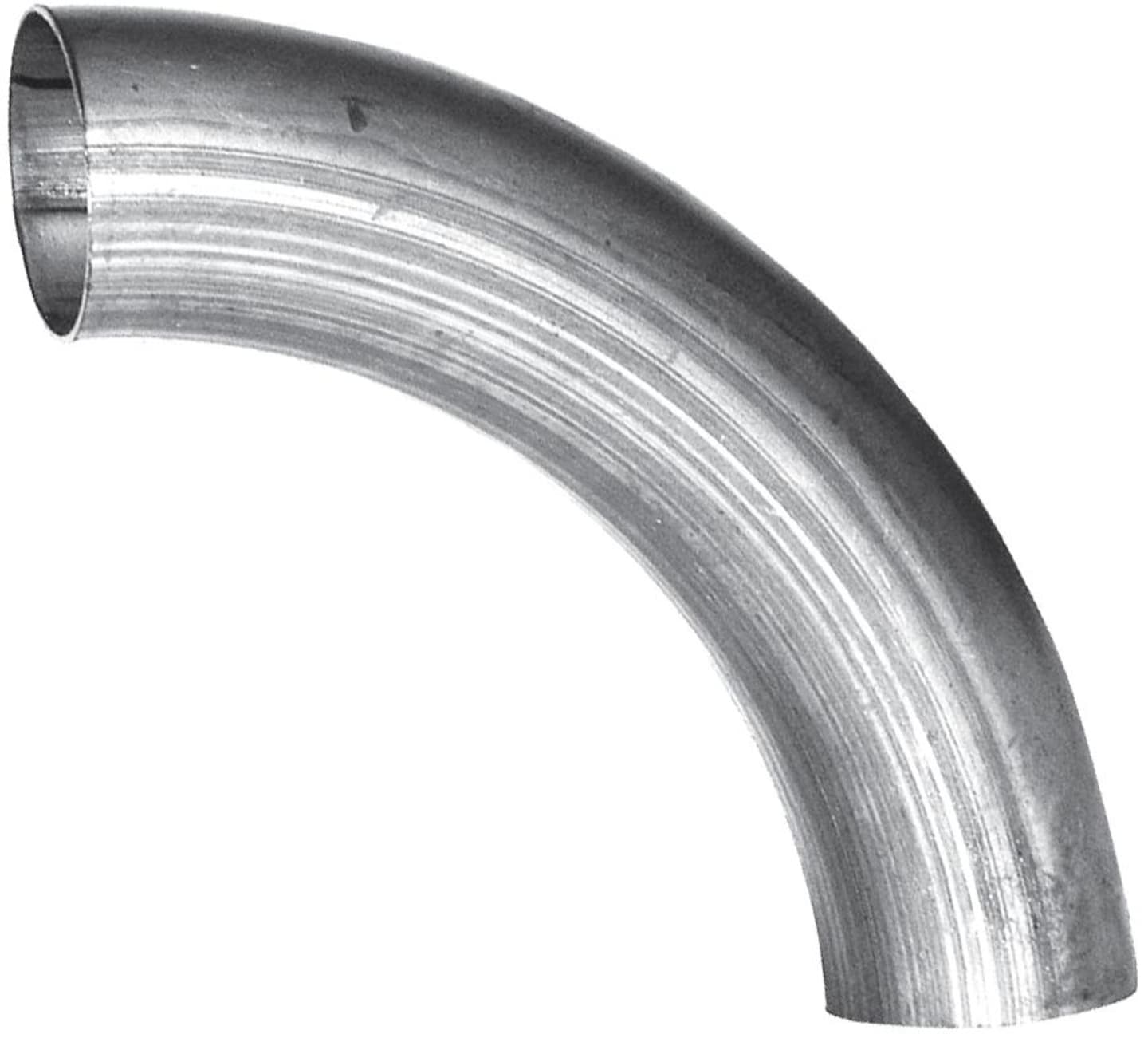 Hücobi Stahlrohrbogen 90 ° Stahl schwarz, langgezogen