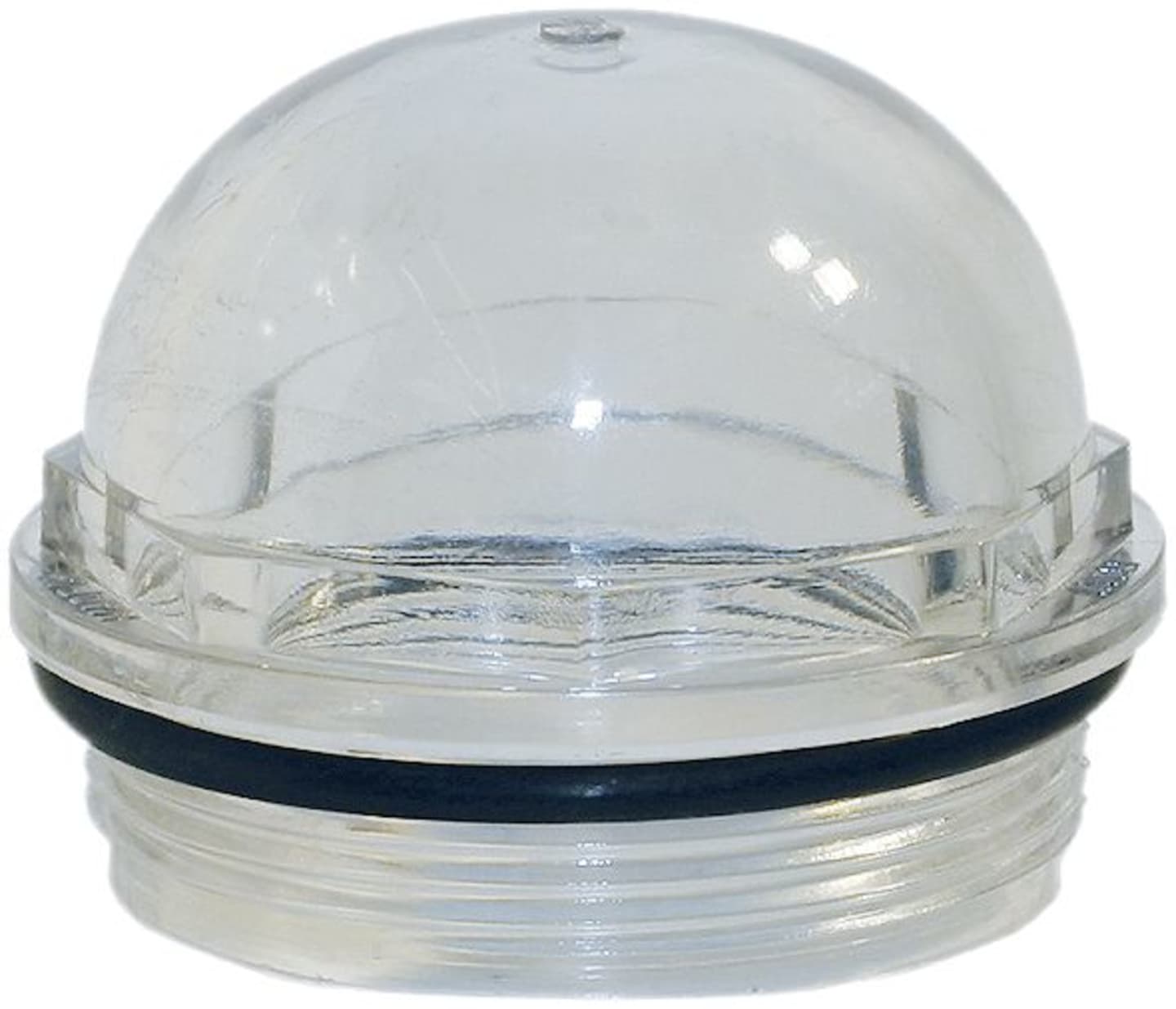 Hücobi Schauglas, zöllig, Plexiglas, mit Dichtring