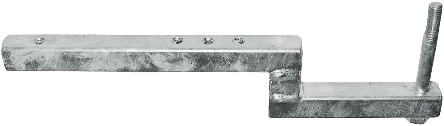 Hücobi Flügelradhalter mit gelochtem Vierkantrohr, Italienisches System, für Seitenverteiler, 8388 000004