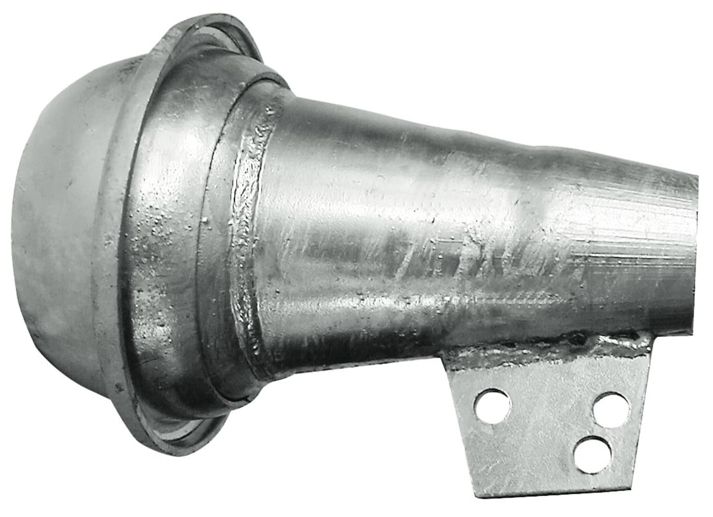 Hücobi Stahldüse "Italienisches System", Ø Auslass 50 mm, verzinkt, mit M-Kupplung