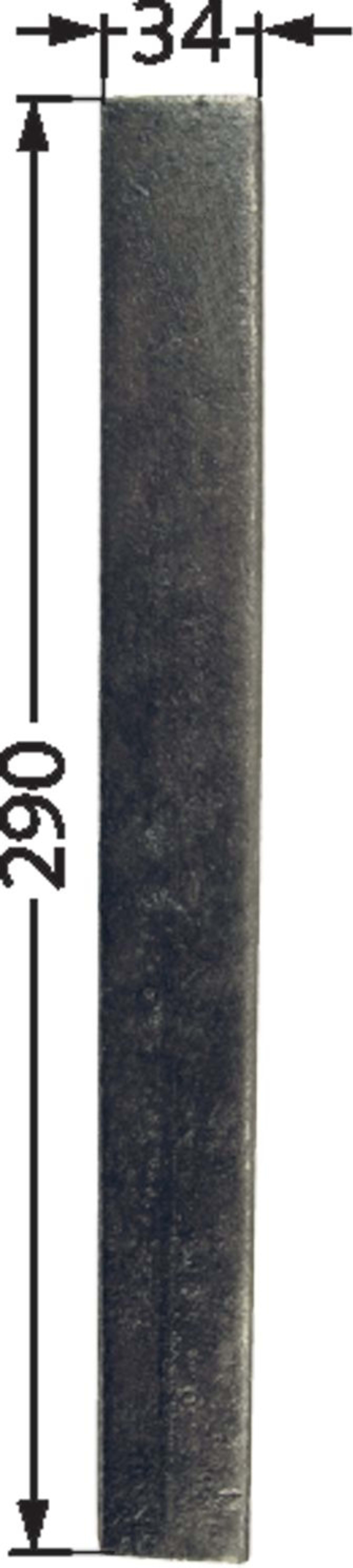 Industriehof® Kreiseleggenzinken links/rechts 34 x 290 x 4/23 mm für Kreiselegge Carraro, RH-64