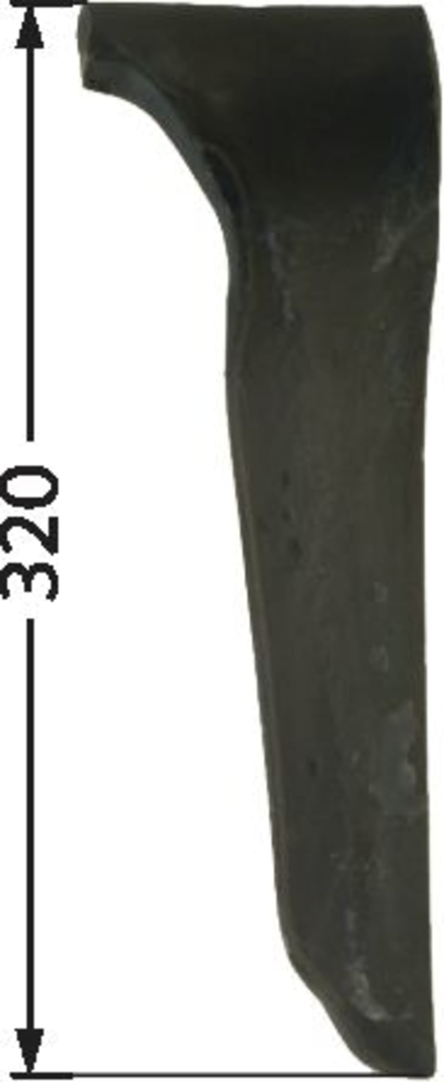 Industriehof® Kreiseleggenzinken 100 x 320 x 15 mm für Kreiselegge Howard