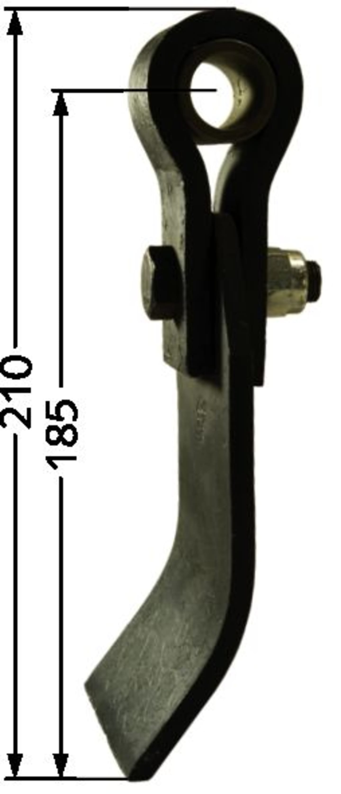 Industriehof® Schlegelmesser 210 x 75 x 7 mm, für Mulcher Agram, Taarup, 63-TAA-00