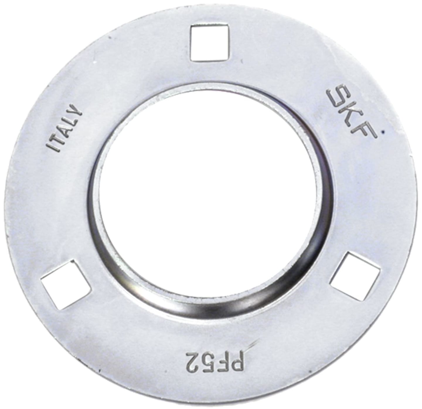 SKF Stahlblechgehäuse PF 72, rund, 3-Loch, für Y-Lager YET 207, YEL 207, YAT 207, YAR 207