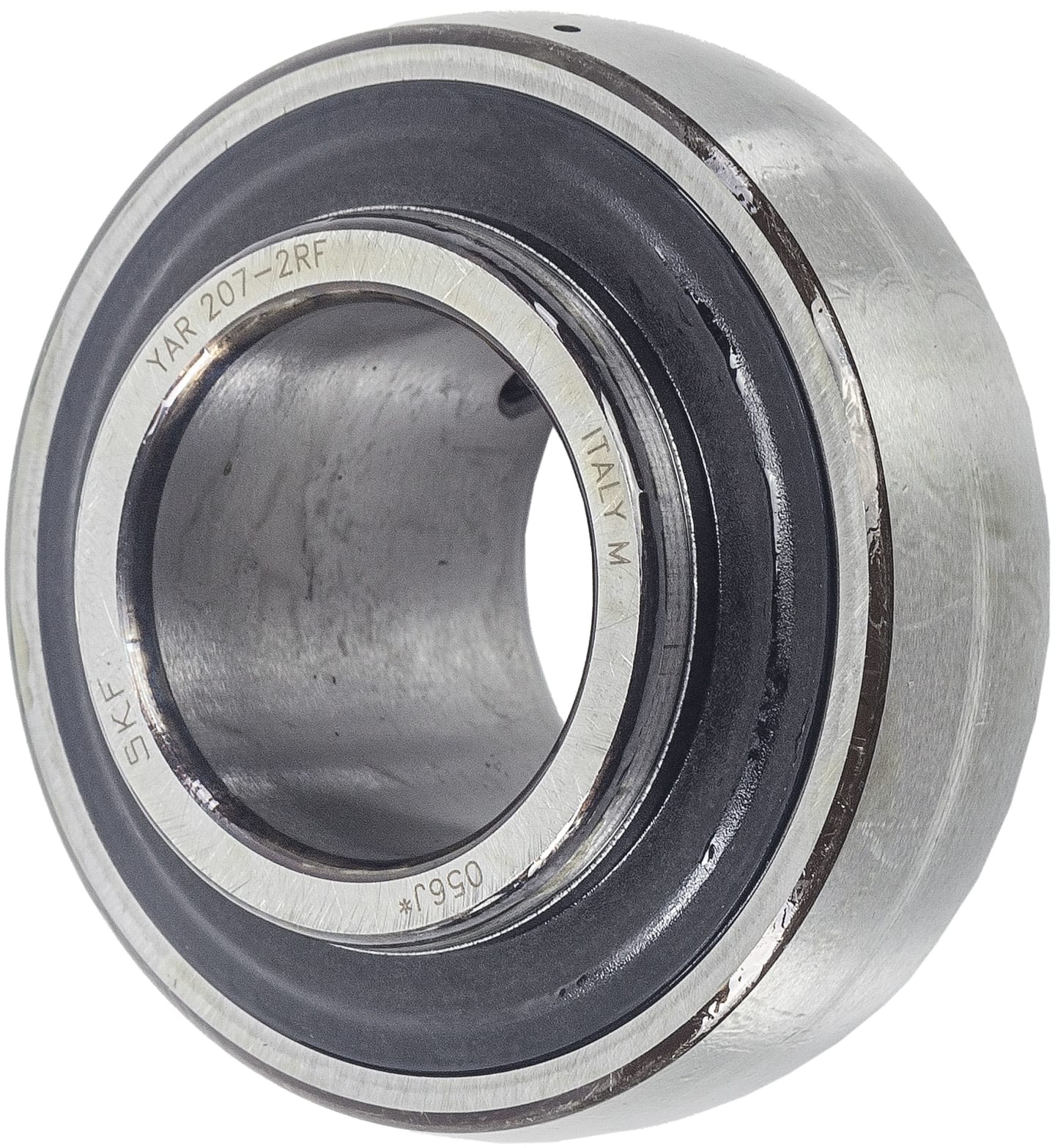 SKF Y-Lager 20 x 47 x 31 mm YAR 204-2RF Gewindestiftbefestigung, beidseitig verbreiterter Innenring, beidseitig Dichtung und Schleuderscheibe