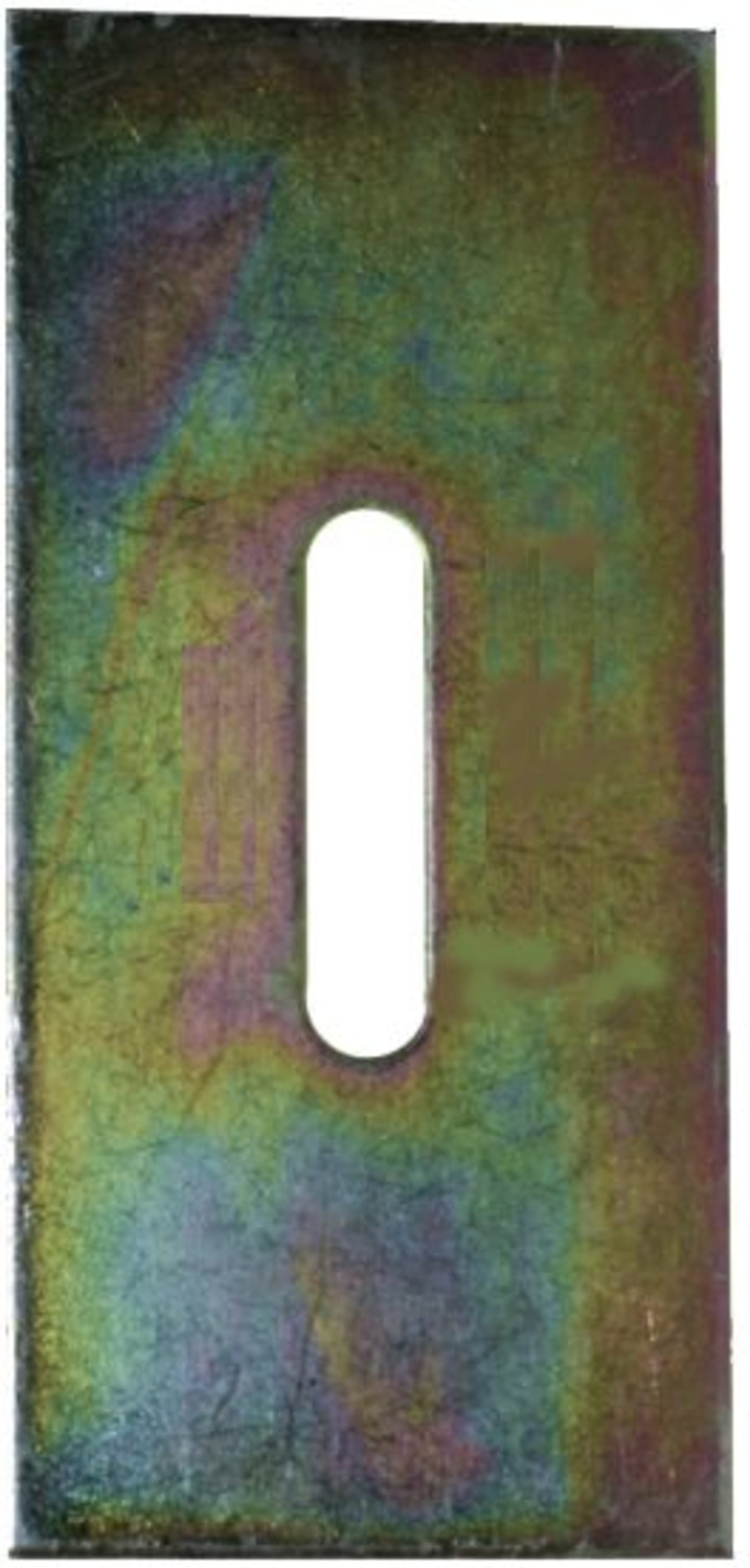 Abstreifer, 170 x 80 x 3 mm, Bohrung L x B: 60 x 13 mm für Rabe Zahnpackerwalze