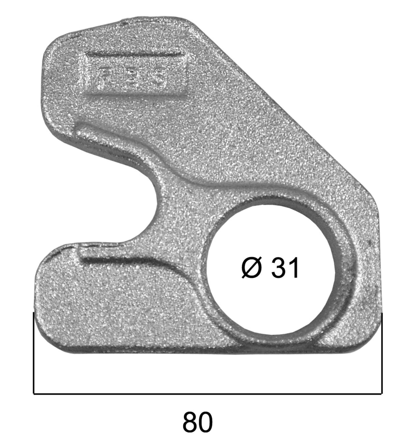 Lager, 80 x 82 mm, Ø innen 31 mm, für Zentralverriegelung