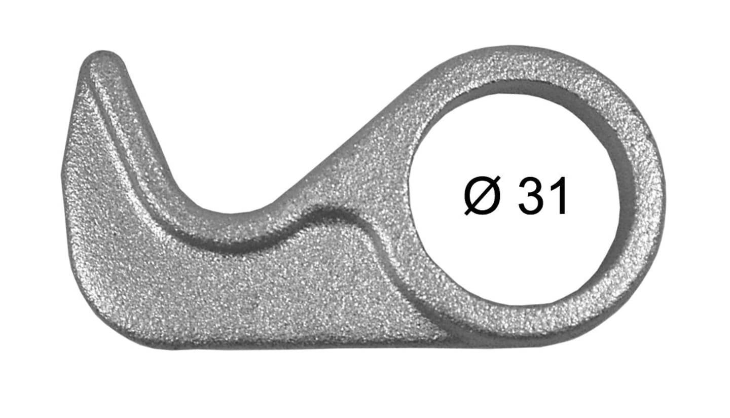 Schließhaken, Ø innen 31 mm, Länge 85 mm, für Zentralverriegelung