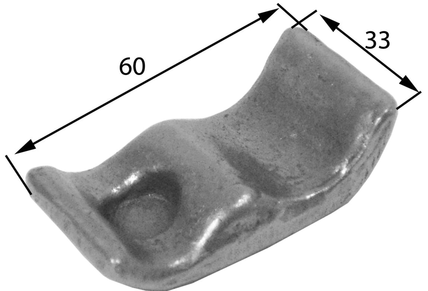 Schließnocke, L x B 60 x 33 mm, für Zentralverriegelung