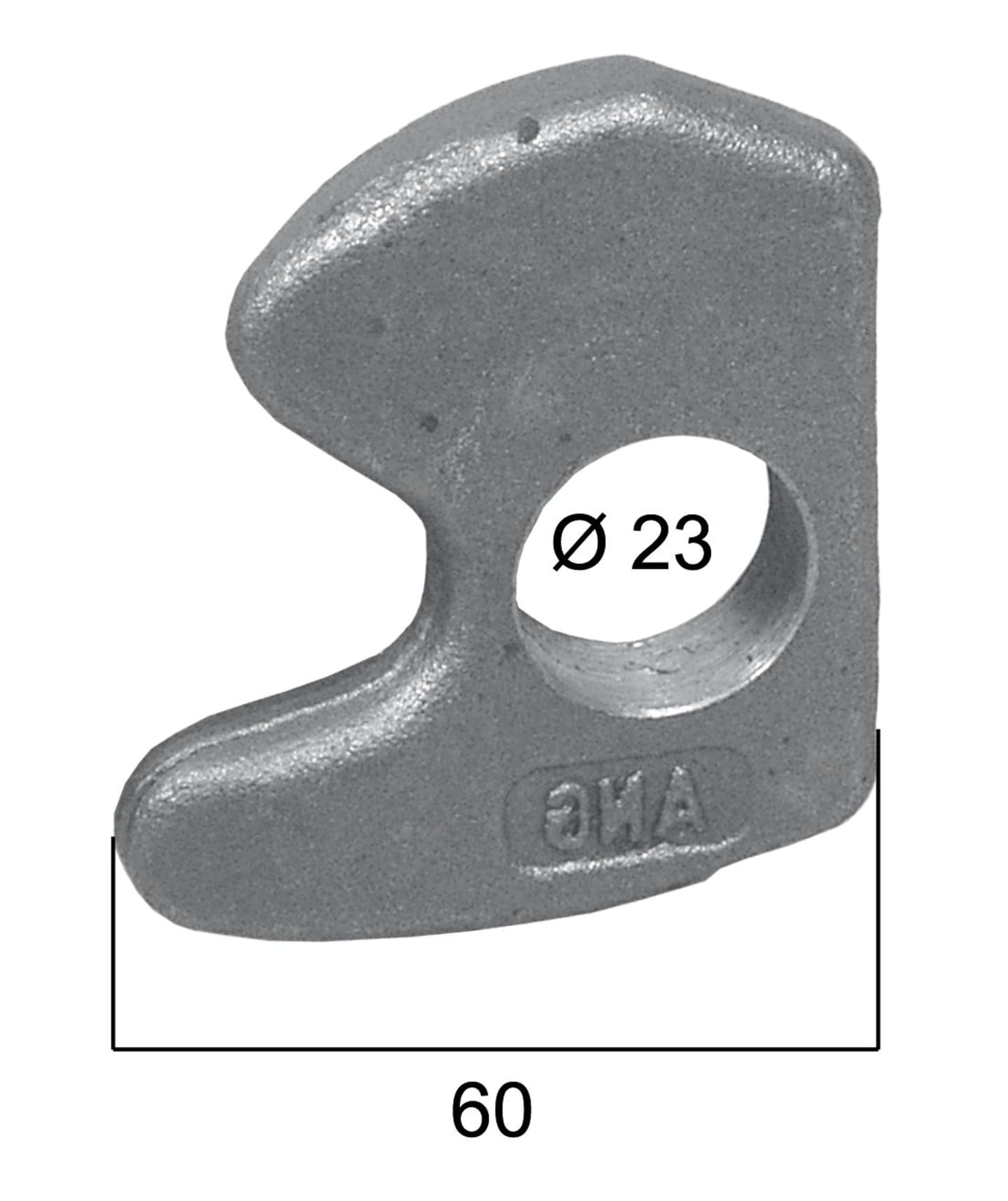 Lager, 60 x 67 mm, Ø innen 23 mm, für Zentralverriegelung