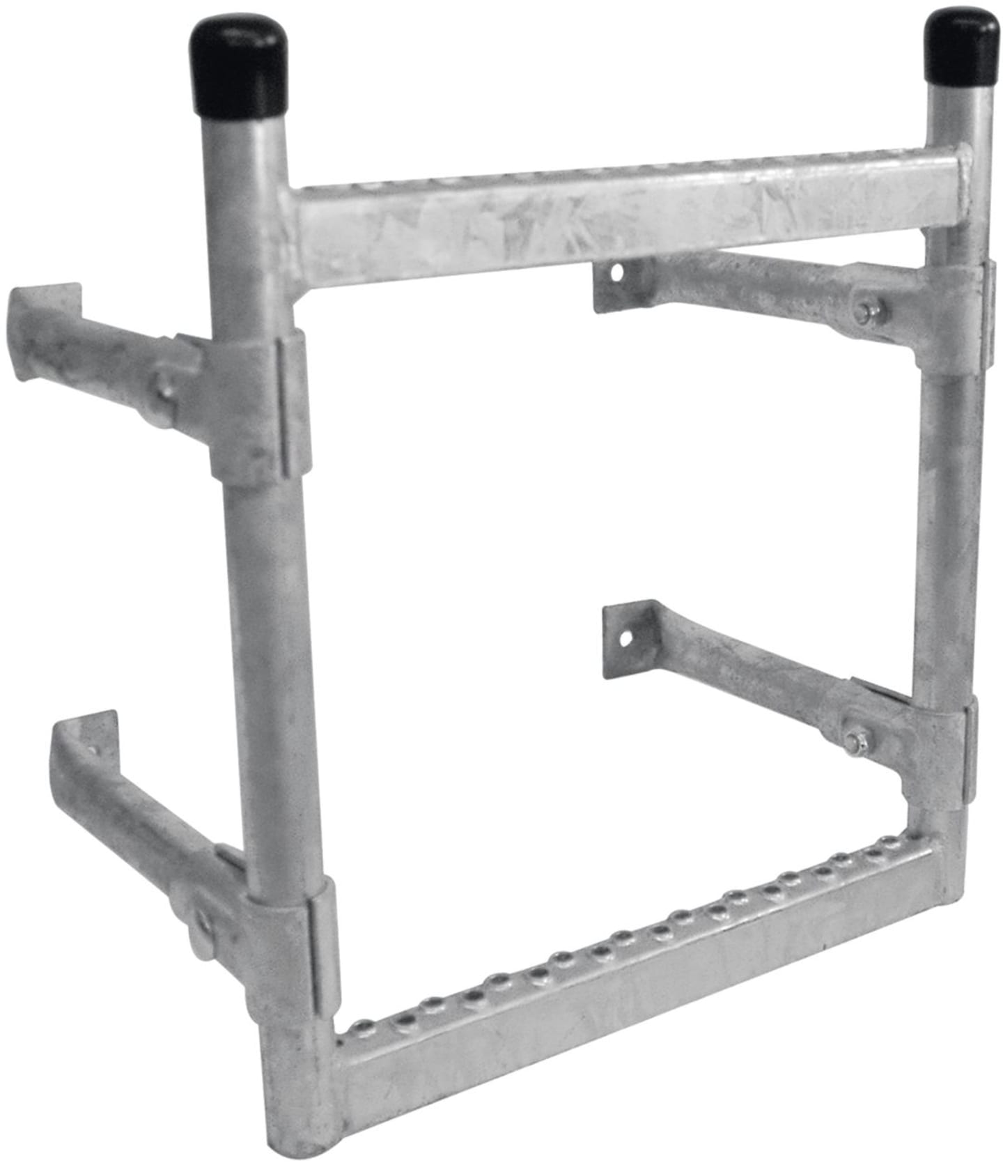 Aufstiegsleiter Höhe 380 mm, 2-sprossig, Stahl verzinkt