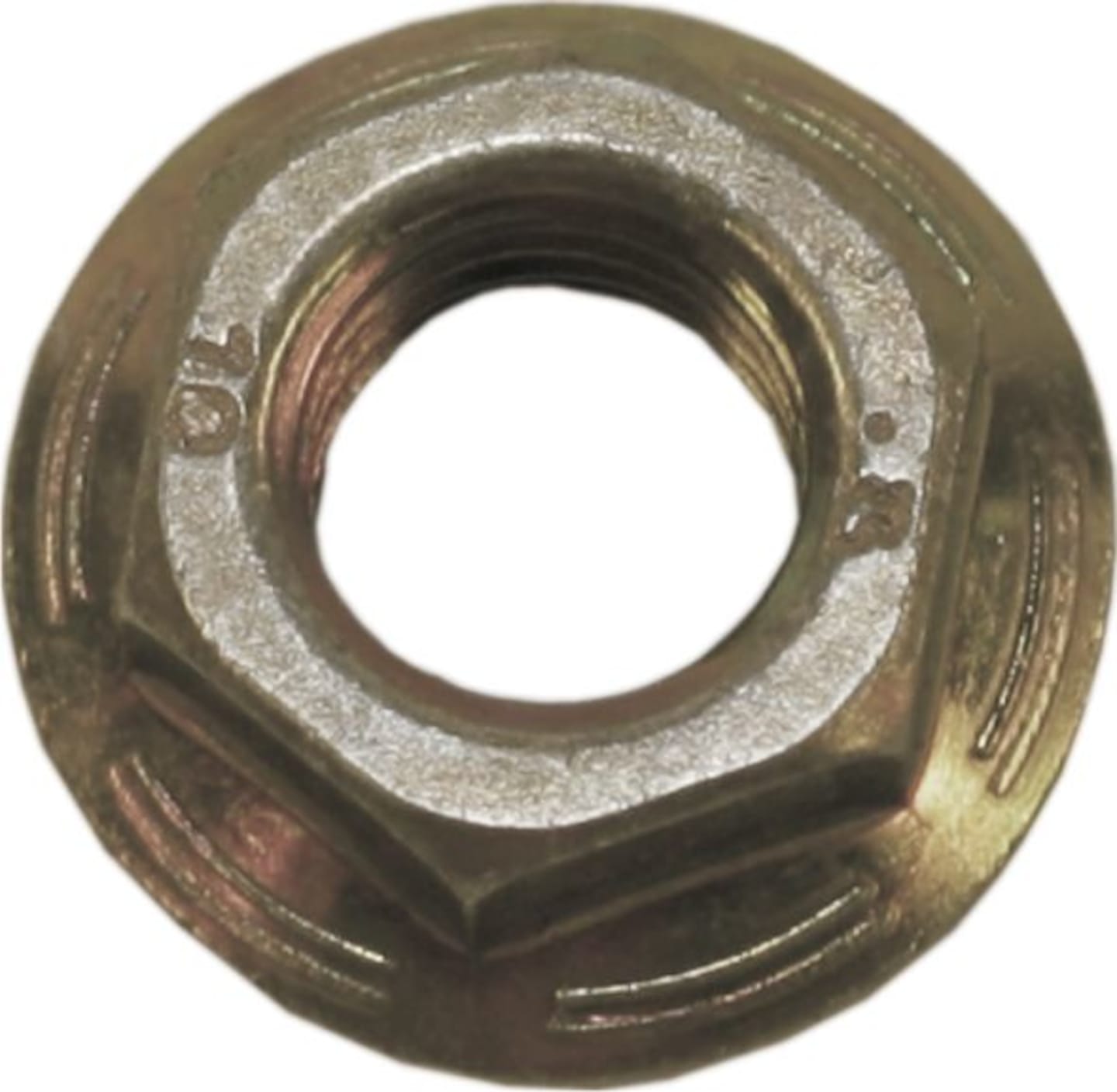 Pöttinger Sicherungsmutter "Verbus Ripp" M 12, Höhe 13,7 mm, für Pflug, Mähwerk, Grubber, Scheibenegge, Häcksler, Sämaschine, 122.306