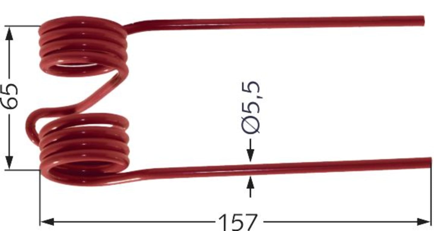 Pick-up Zinken 157 x 65 x 5,5 mm für Ladewagen Pöttinger, Strautmann