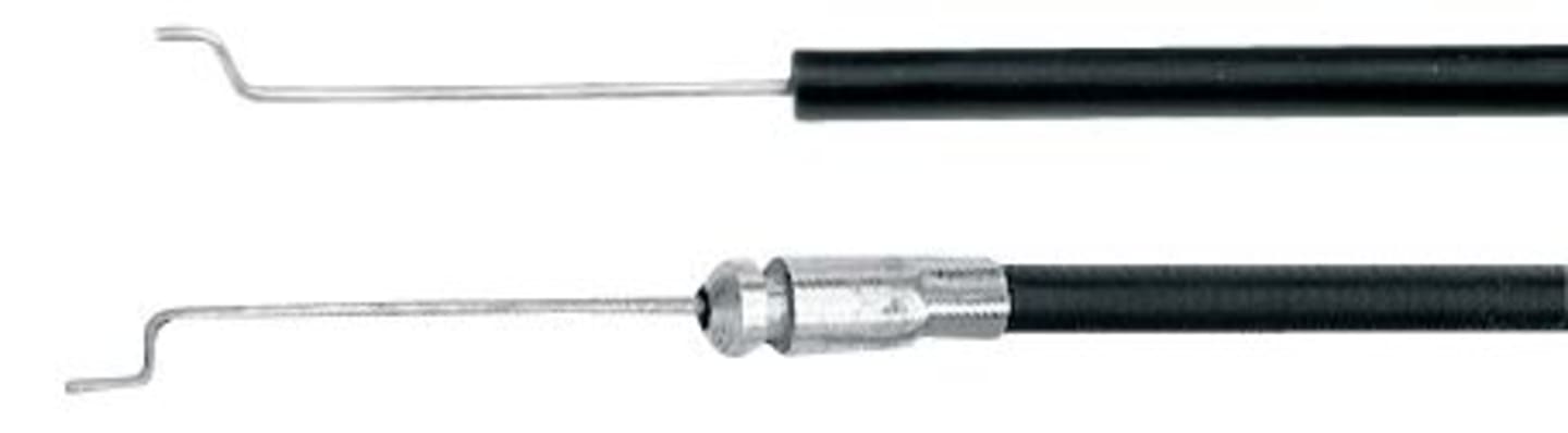 Bowdenzug 1.115/1.025 mm, 2 x Z-Haken, für Gas Rasenmäher Kynast