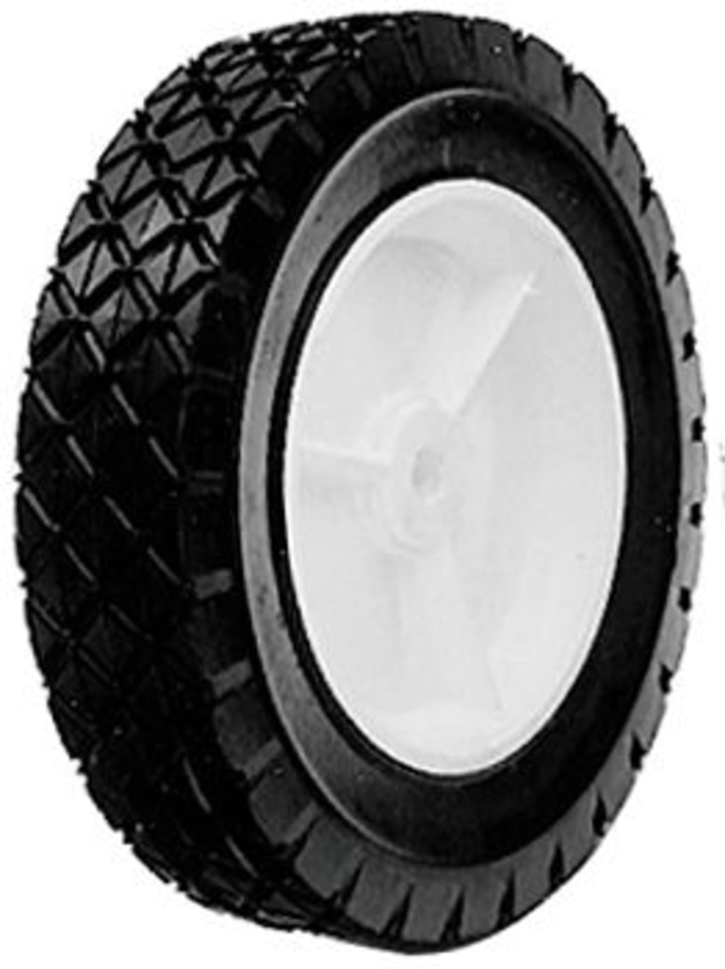Ersatzrad 195 x 45,9 mm, Ø Achse 12,7 mm, für Hako, Noma und AMF