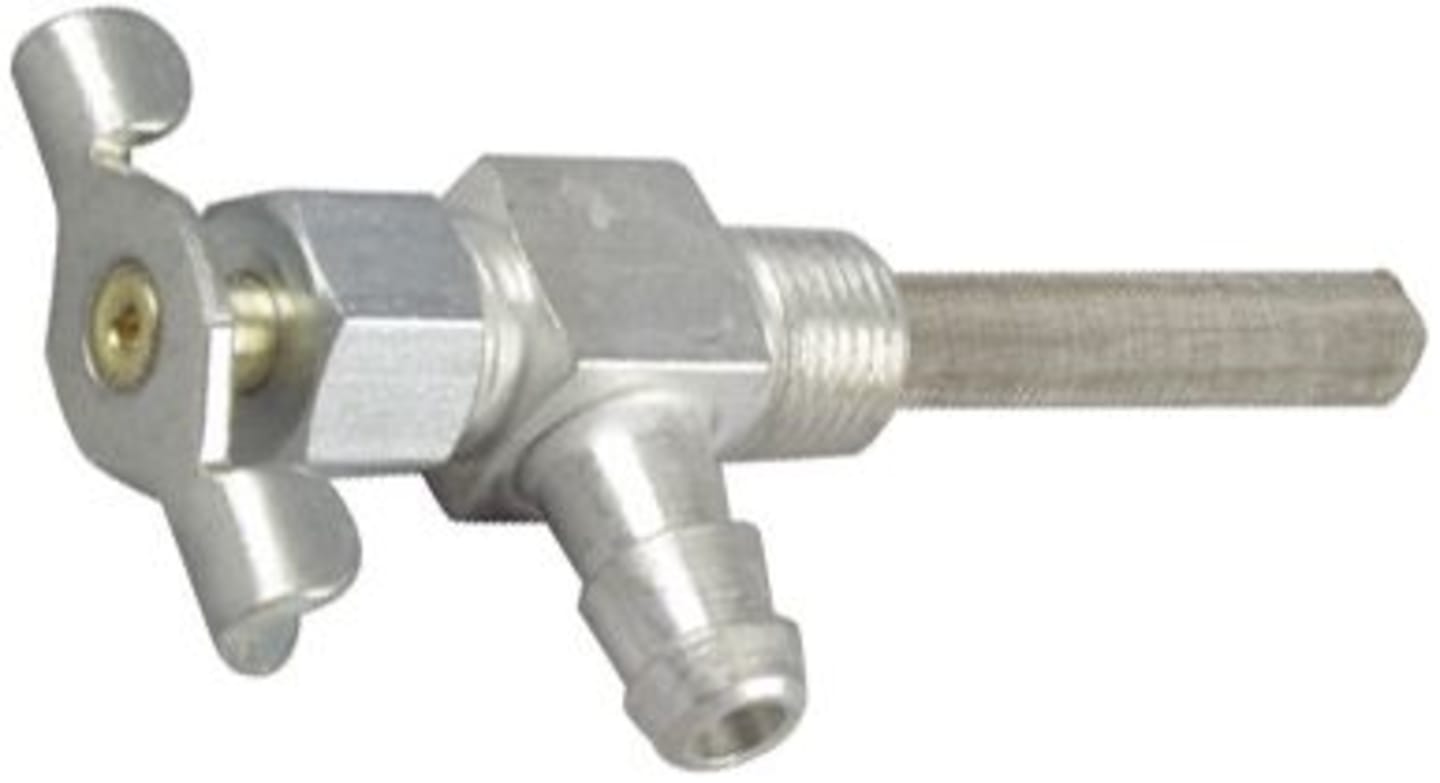 Kraftstoffhahn für Bolens, Gravely, Lawn Boy, Noma, Tecumseh, Gewinde 1/8" AG, Schlauch-Ø 6 mm