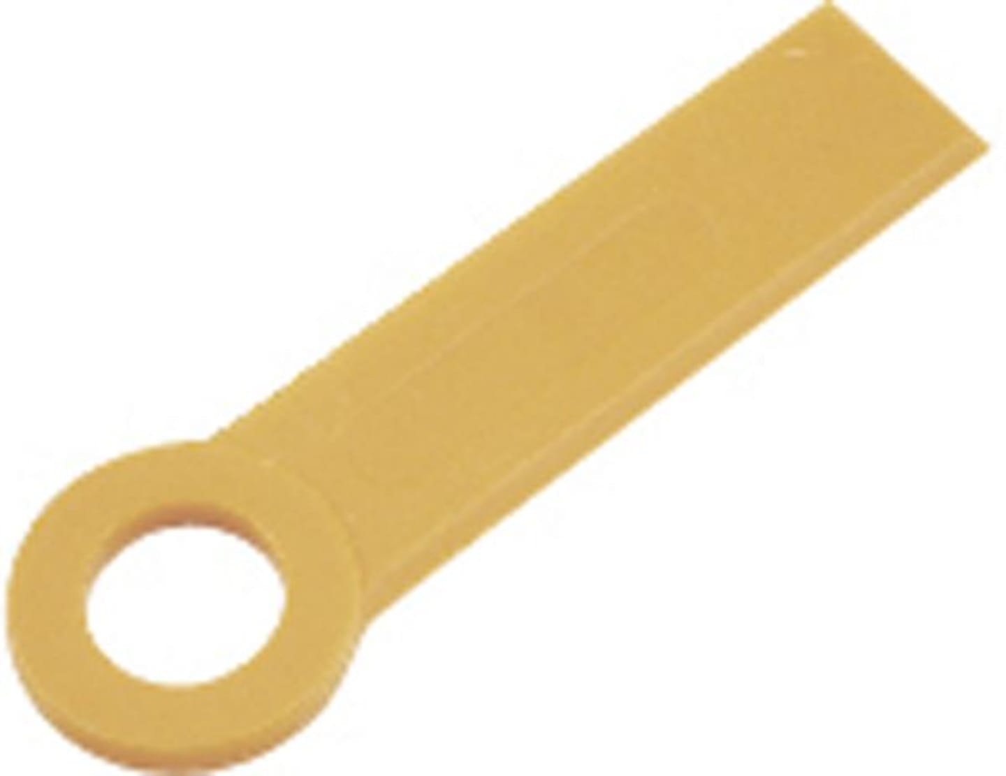 Ersatzmesser 112 mm Bohrung 18,0 mm Kunststoff für Mähkopf mit 3 Messern, 3 St.