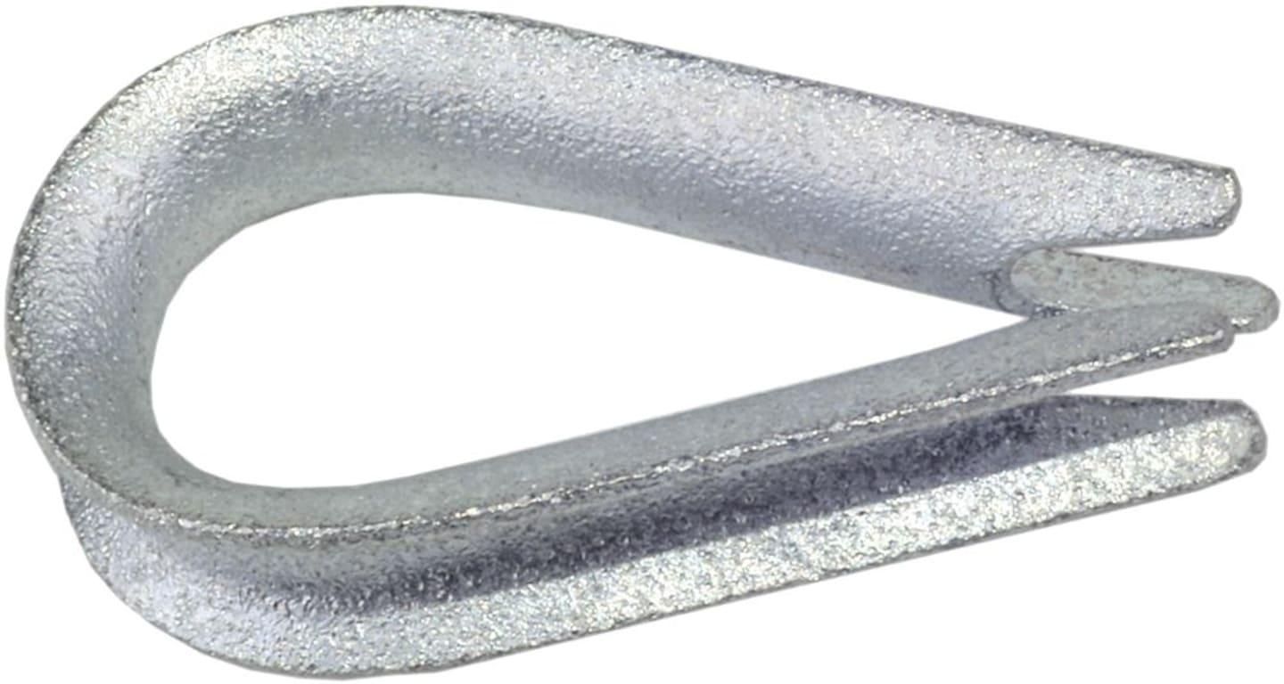 Kausche Metall verzinkt, DIN 6899-B für Stahlseil, 1 St.