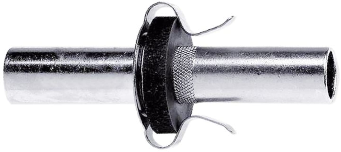 GEA Anschlussrohr mit Dichtung und Haltefeder, vernickelt, für Vakuumventilhahn, 10 mm Vakuumschlauch, 7027 2940 040
