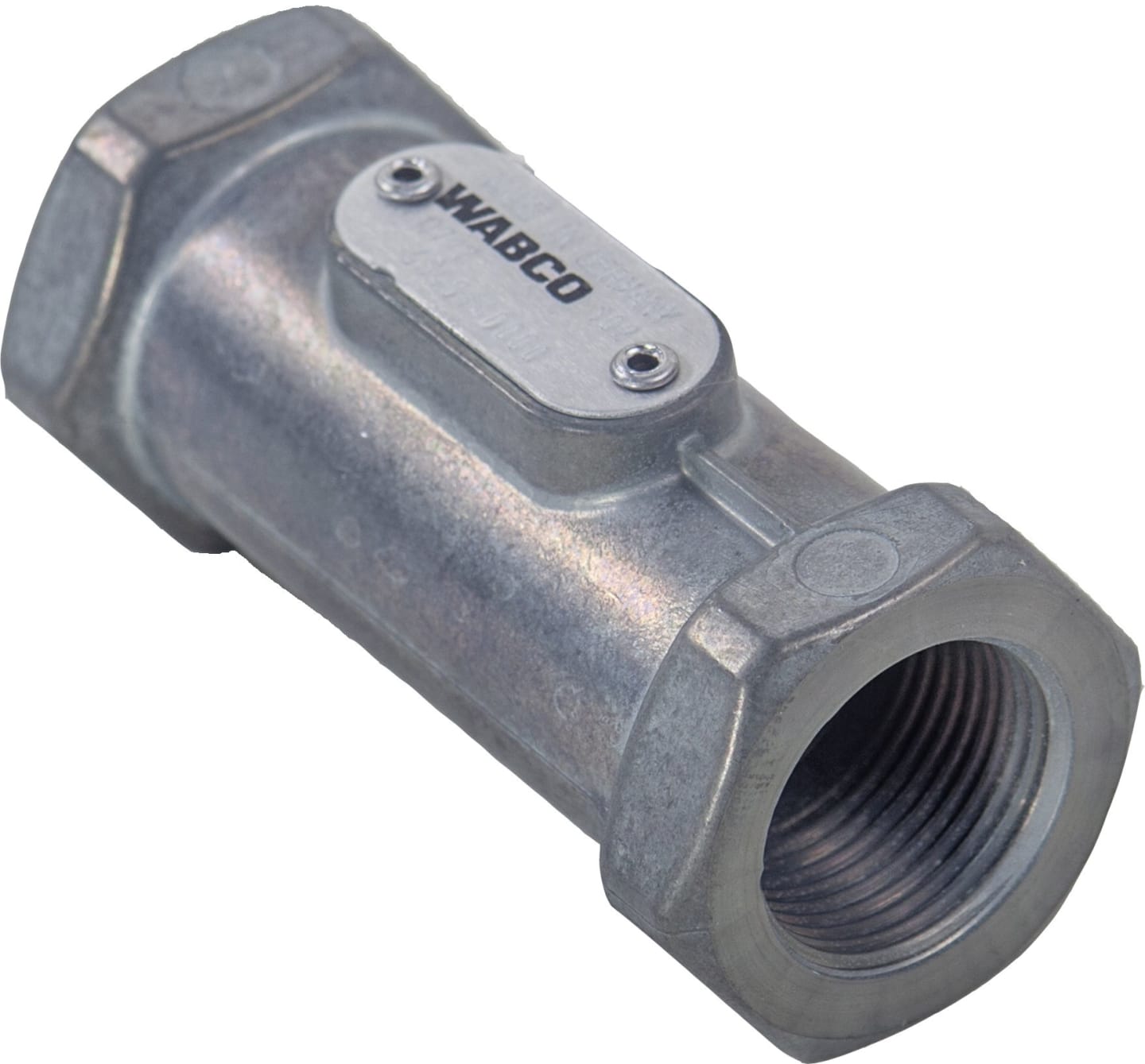 Wabco Rückschlagventil pneumatisch, Länge 72 mm, Nennweite 8 mm, Betriebsdruck max. 20 bar, 434 014 000 0
