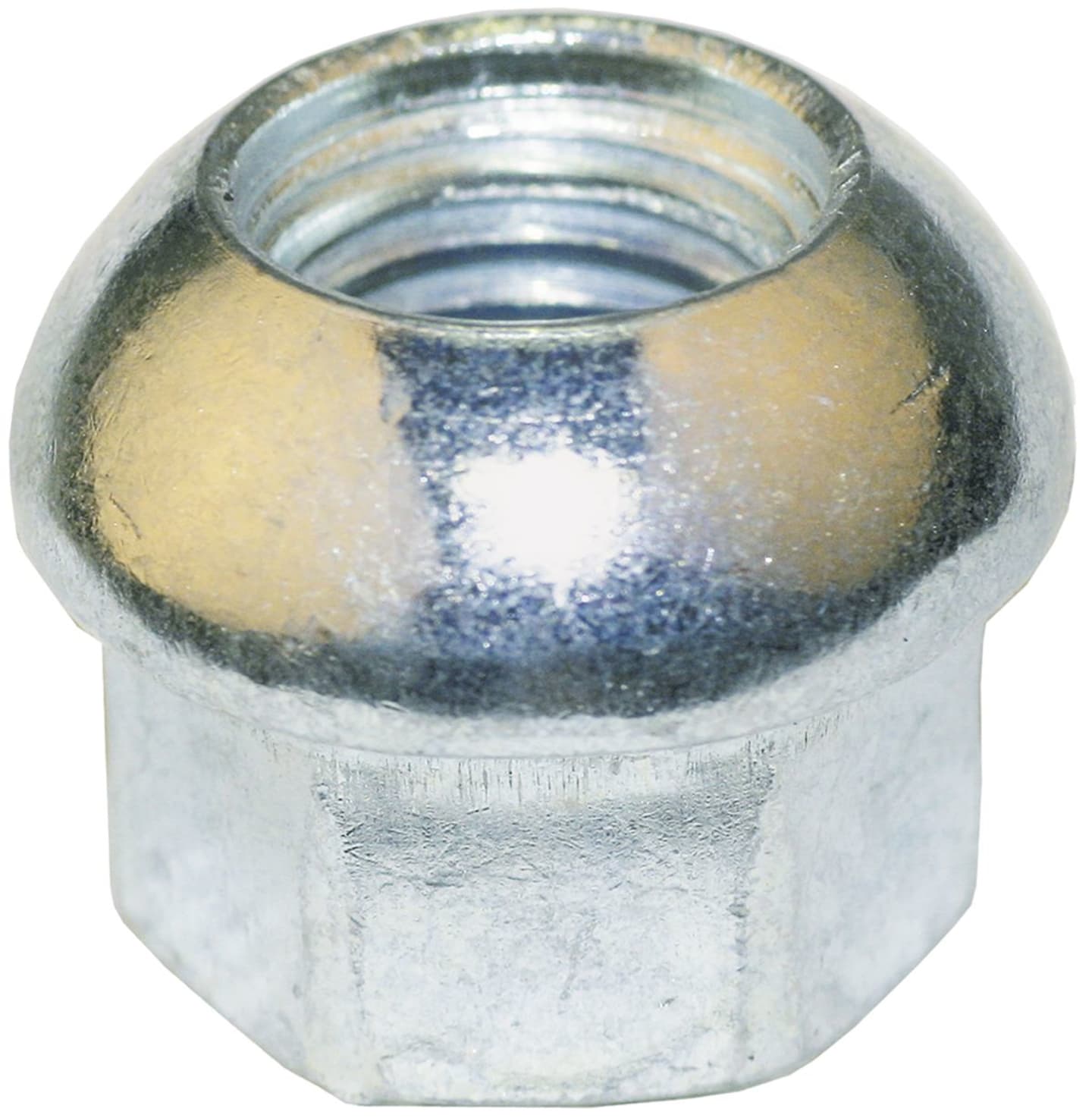 Kugelbundmutter DIN 74361-A, Stahl, verzinkt; blau passiviert (A2K); blank