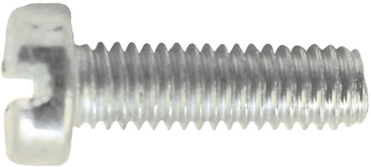 Zylinderschraube DIN 84, 4.8, Stahl, blank, mit Längsschlitz