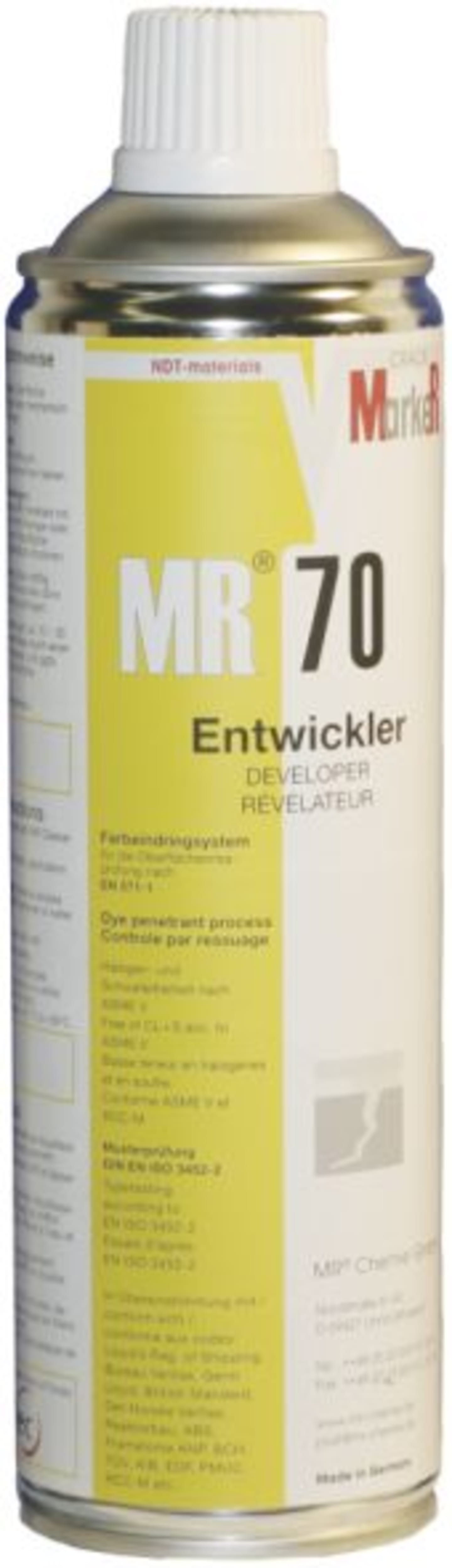 Eindringprüfungsspray Entwickler Weiß Aerosol 500 ml