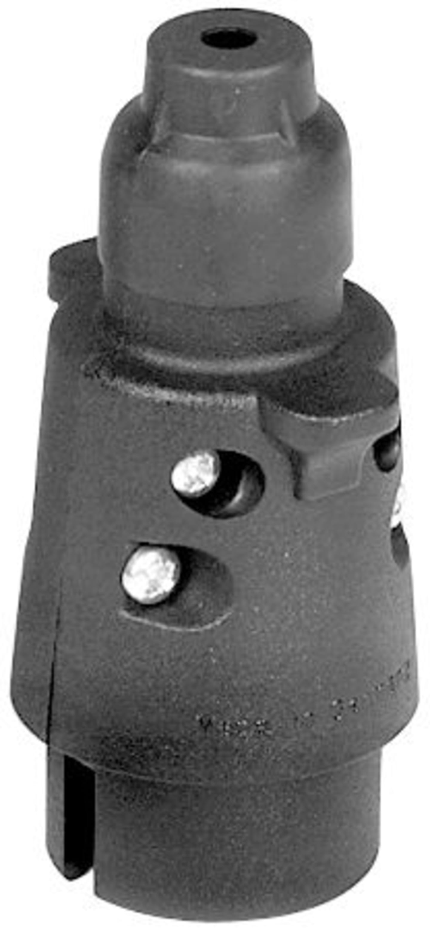 Herth + Buss Stecker 6 – 12 V, 7-polig, Schraubanschluss, Kunststoff, Blisterpack, 51 305 527/66