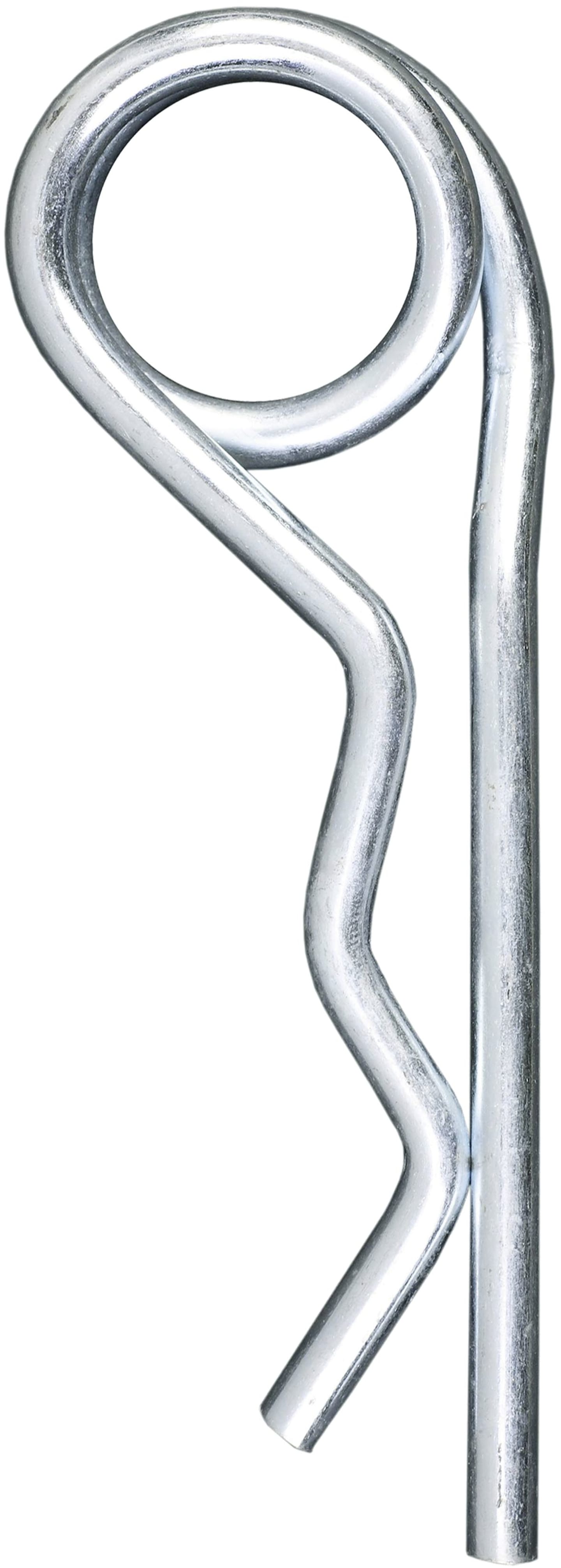 Federstecker 7 mm doppelt gebogen, DIN 11024, verzinkt