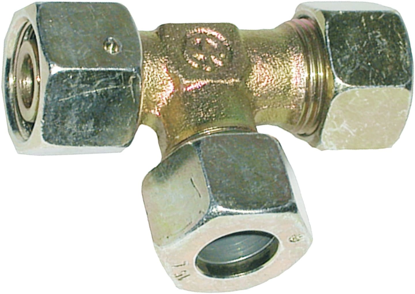 L-Verschraubung "EL-DKO-L", leicht, Innengewinde metrisch, einstellbar, Dichtkegel mit O-Ring und Überwurfmutter