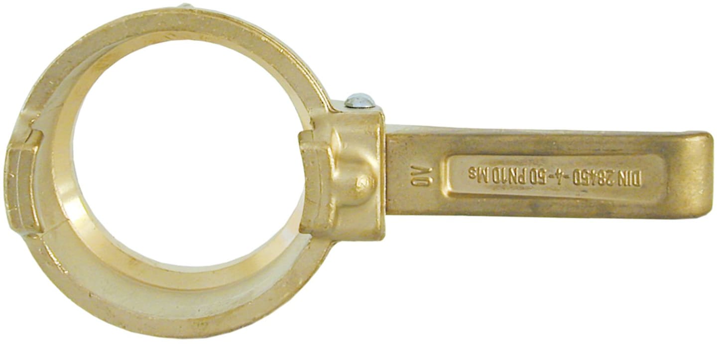 Hücobi Spannring, Messing, mit Hebel, für TW-Kupplungen