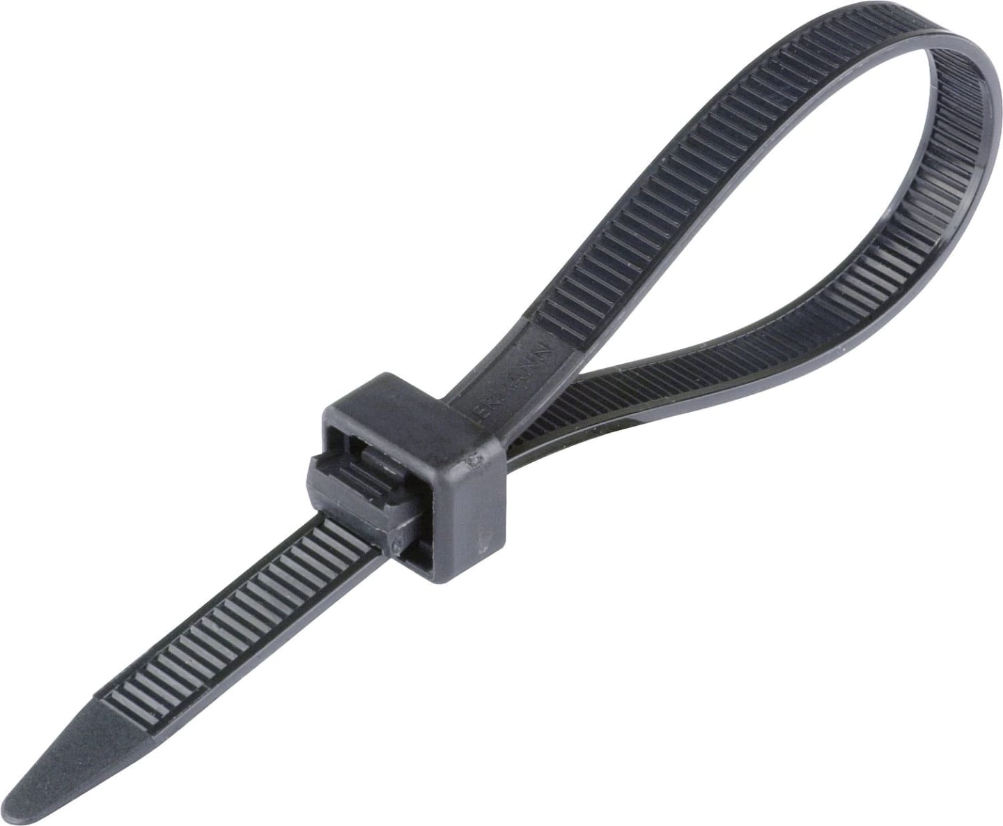 Herth + Buss Kabelbinder 203 x 7,6 mm, schwarz, 50 St., Verzahung beidseitig, Wiederöffnung möglich, 50 266 514
