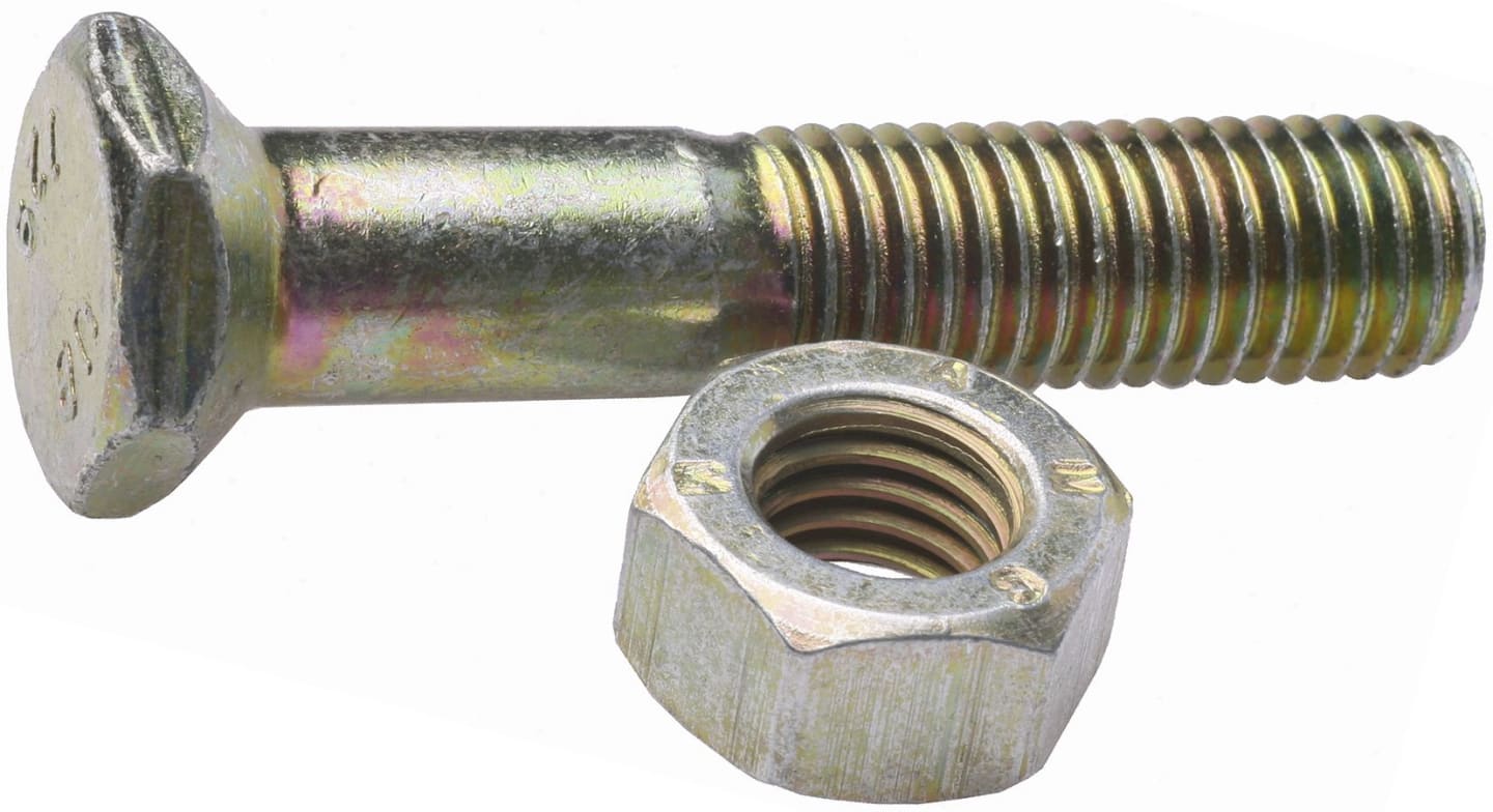 Kverneland Schraube M 12 x 63 - 12.9, mit Mutter für Scheibenegge Silo Wolff, KK035034R