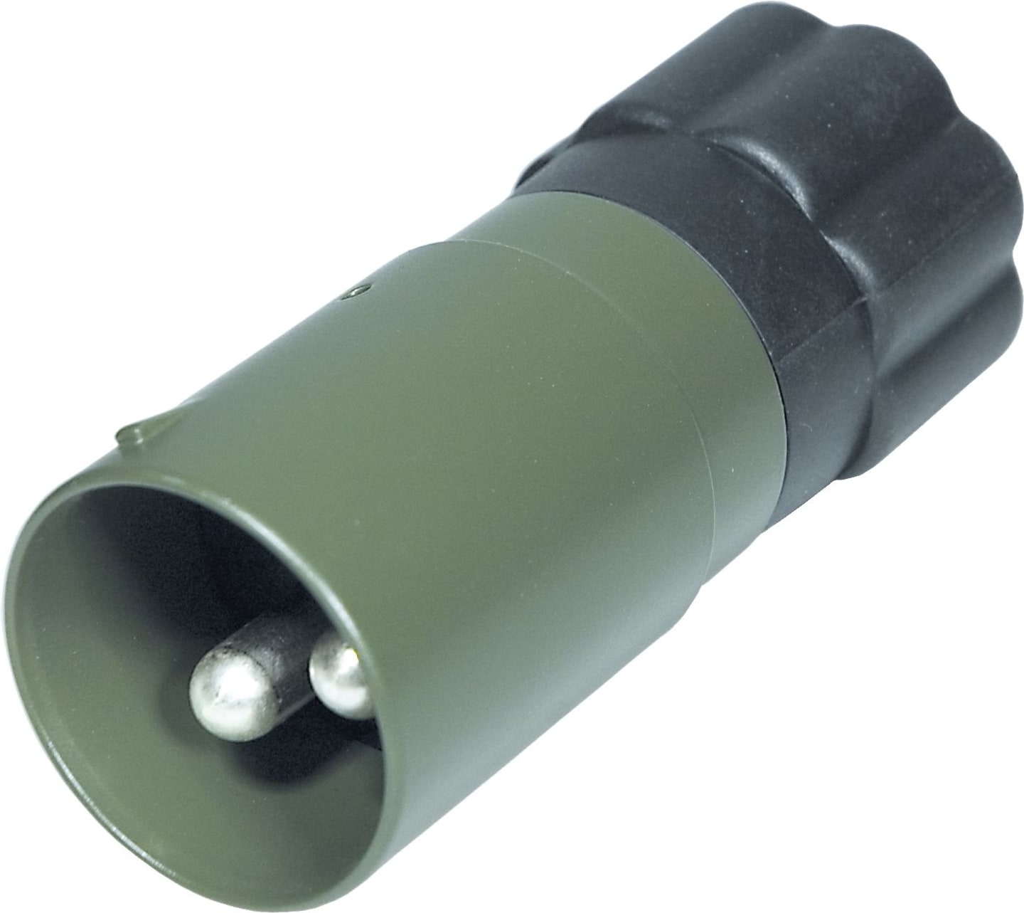 Herth + Buss Stecker 24 V, 2-polig, VG 96 917, Crimpverbinder, mit Crimp-/Lötstiftkontakten, Kontaktoberfläche versilbert, 51 305 916