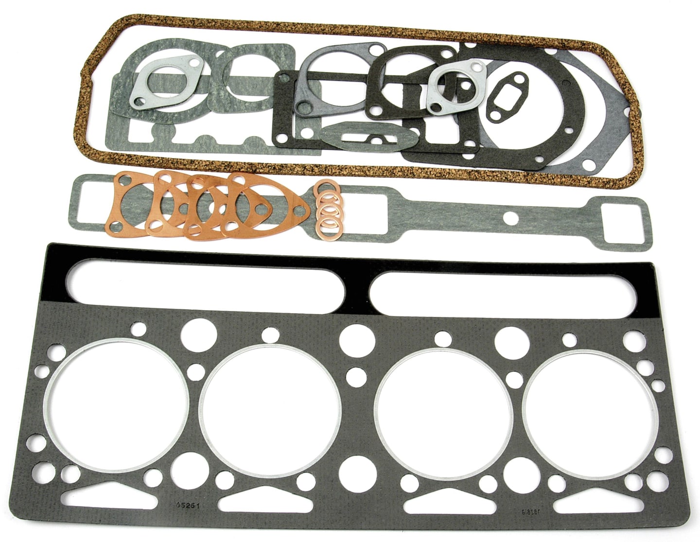 Motordichtsatz oben, für 4-Zylinder-Motor Perkins A4.203, Traktor Massey Ferguson