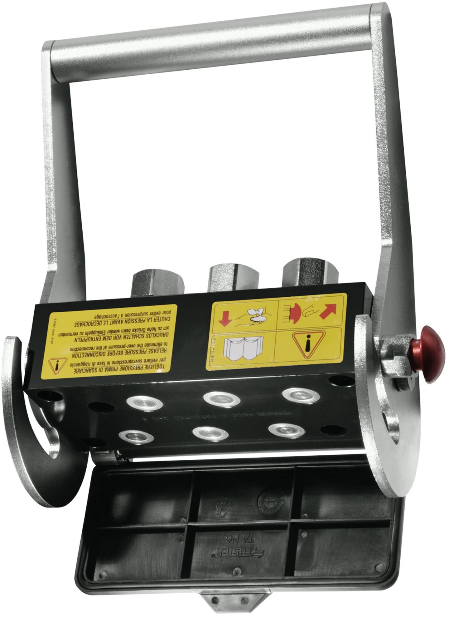 Faster® Muffe "MST6" 2P, 6-fach M 18 x 1,5 AG, DN 10, für Multikupplung, Festhälfte
