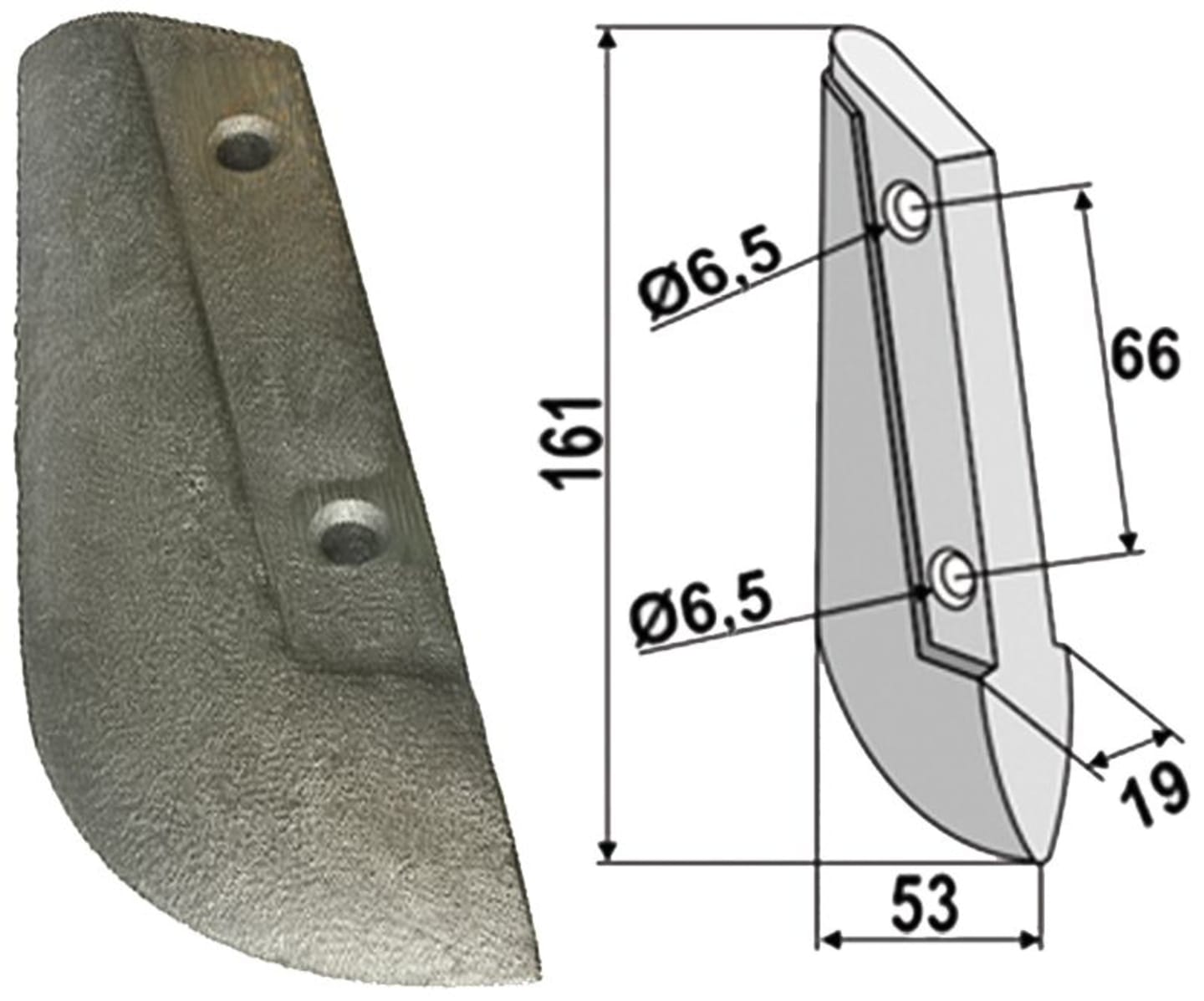 Industriehof® Säschar 19 x 161 x 53 mm, für Sämaschine Saxonia, 99.SA-01