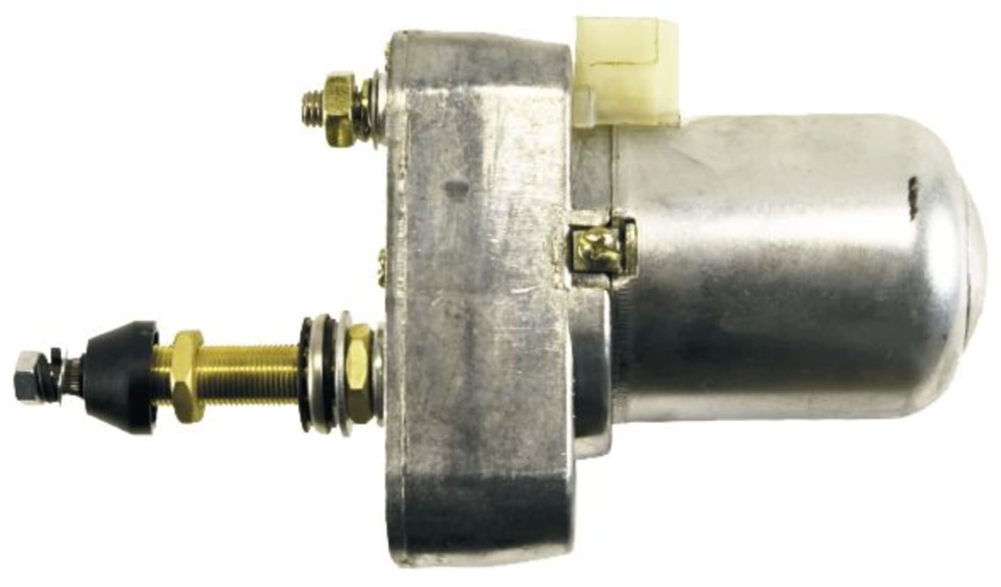 Scheibenwischermotor 12 V, Wischwinkel 135 °, 65 mm, Ø Welle 8 mm x M 6 AG für Fendt