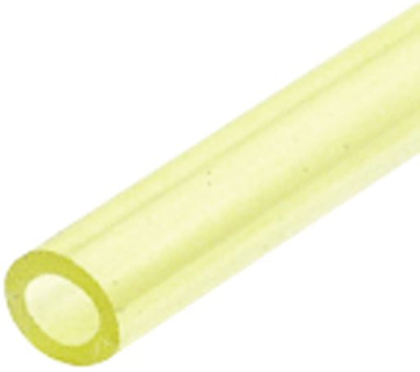 Kraftstoffschlauch 2,4 x 4,8 mm, 7,6 m, PU (Polyurethan), nicht aushärtend, klar, gelblich
