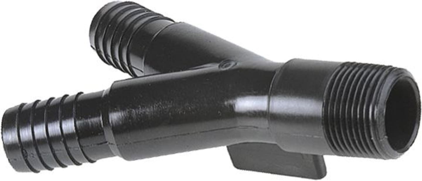 Agrotop Y-Anschluss 45 °, G 1" AG BSP, 10726