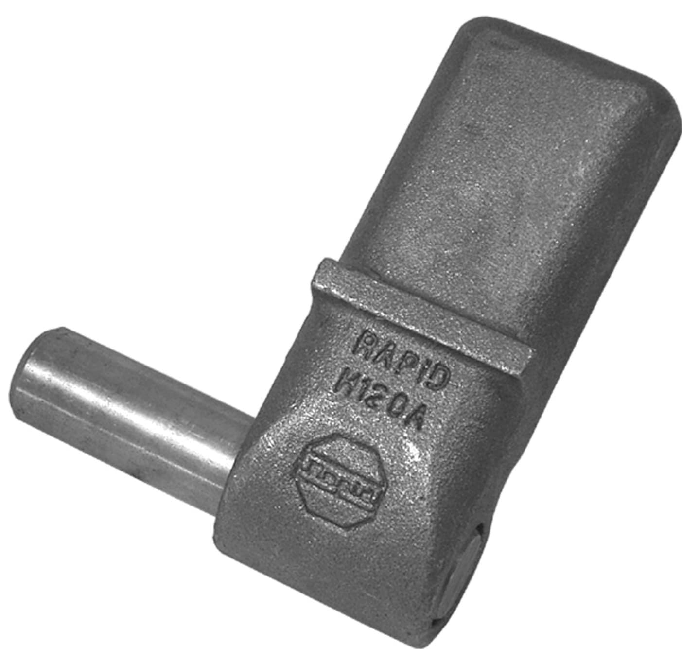 Bordwandscharnier, 20 mm x 100 mm, schwer, mit Wellenstück, für Bordwand mit Zentralverriegelung